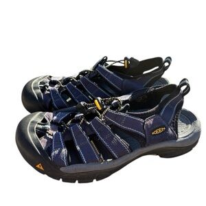 KEEN Newport H2 Water Hike Sandals Navy Blue Waterproof  Size 7.5